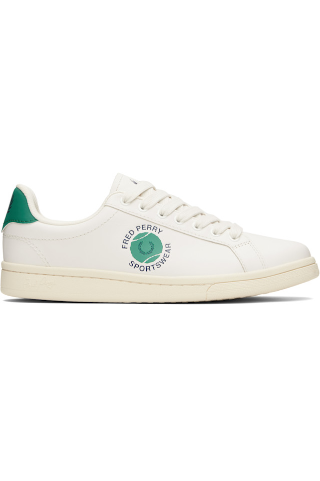 

Кожаные теннисные кроссовки B721 Fred Perry, белый
