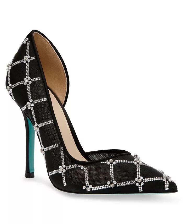 Женские вечерние туфли Cruze со стразами Betsey Johnson, черный