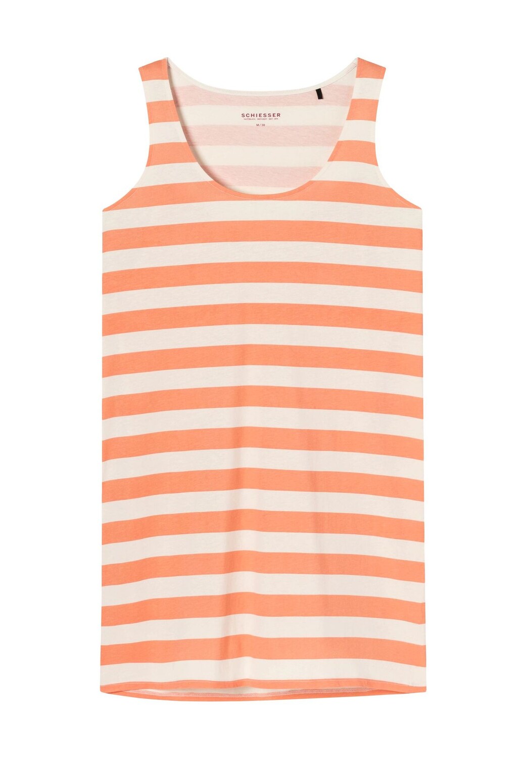 

Ночная рубашка Just Stripes, в полоску, женская SCHIESSER, цвет Pfirsich/wei_