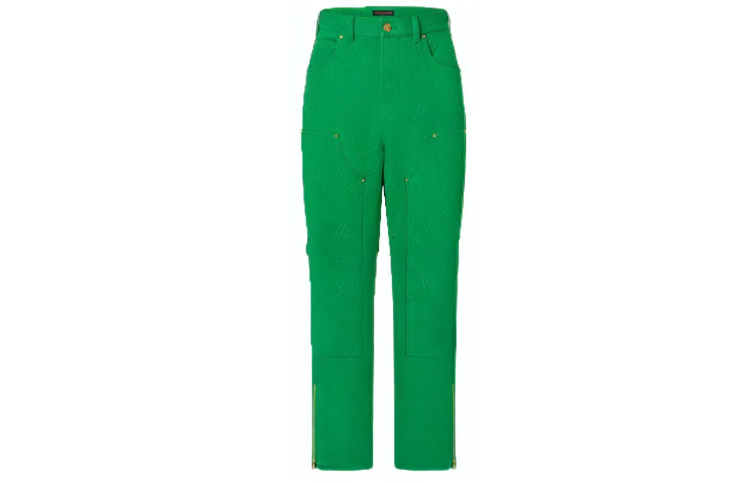 

Новые квартальные продукты LV Jeans Men Green Louis Vuitton, зеленый