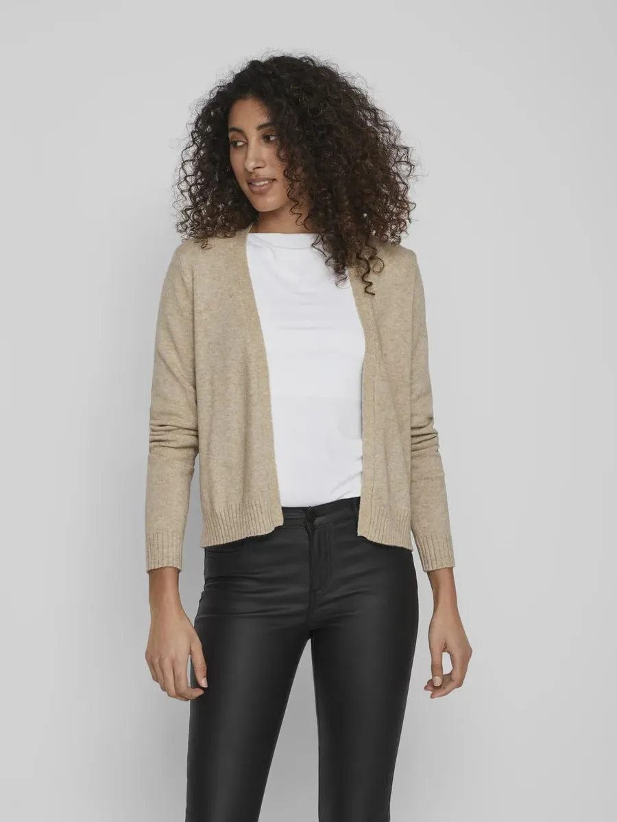 

Кардиган Vila "VIRIL SHORT L/S ТРИКОТАЖНЫЙ КАРДИГАН-NOOS", цвет Natural Melange