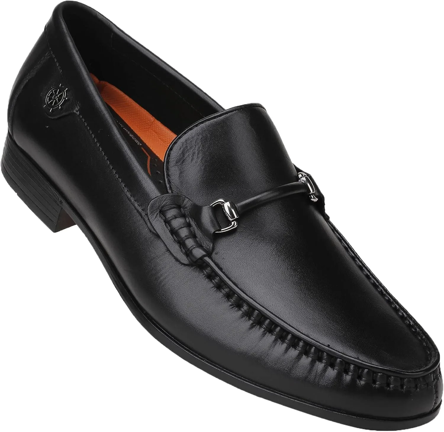 

Кожаные туфли для мужчин, роскошные классические туфли Moc-toe Penny Bit Slip-on Locafer для мужчин Generic, черный