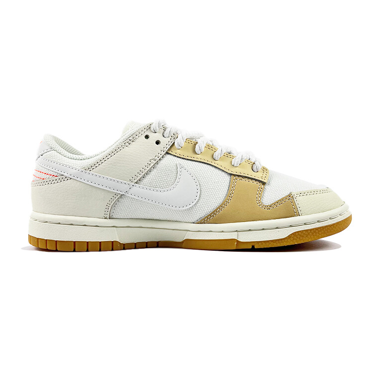 

Кроссовки Nike Dunk Skateboarding Shoes Unisex Low-top Beige/White/Brown, коричневый