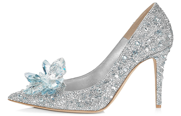 Jimmy Choo Алия Слим Хилл каблуки 8,5 см женские серебристо-белые