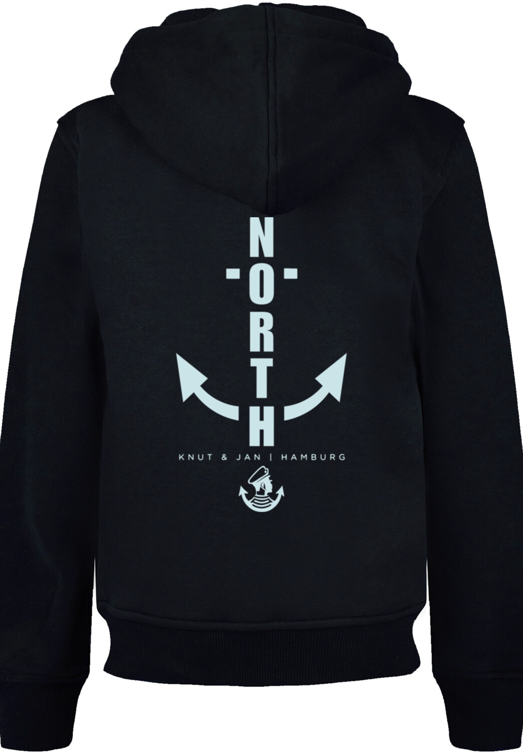 

Пуловер F4NT4STIC Hoodie North Anker Knut & Jan Hamburg, черный