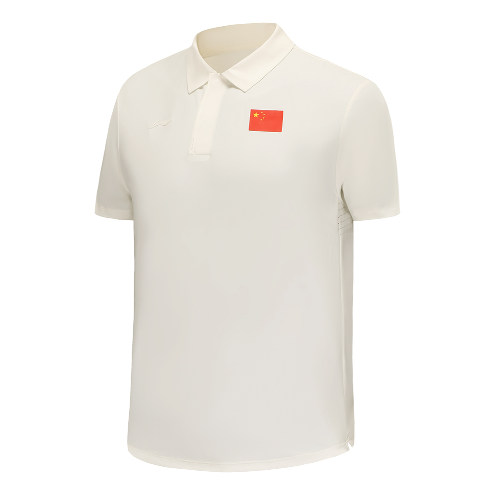 

LINING Футболка-поло Glory Series Unisex Champagne White