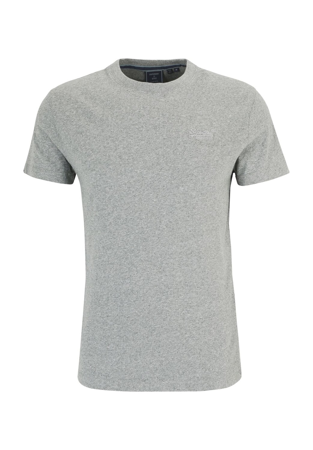 

Футболка, натуральный хлопок, вышивка логотипа, мужская Superdry., цвет Grey Marl