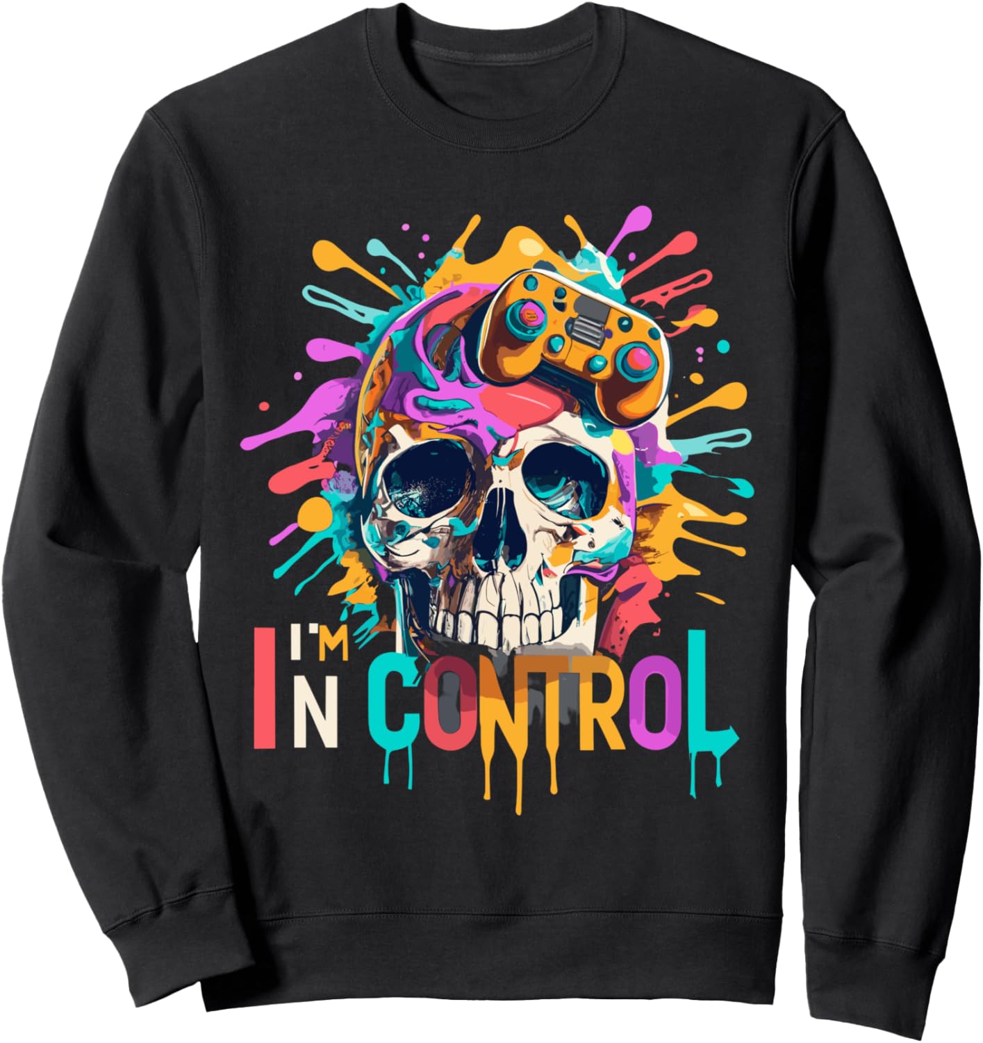 

Подарки для геймеров, видеоигры, подарки для геймеров, все, что угодно, толстовка Video Game Controller Control All The Things, черный