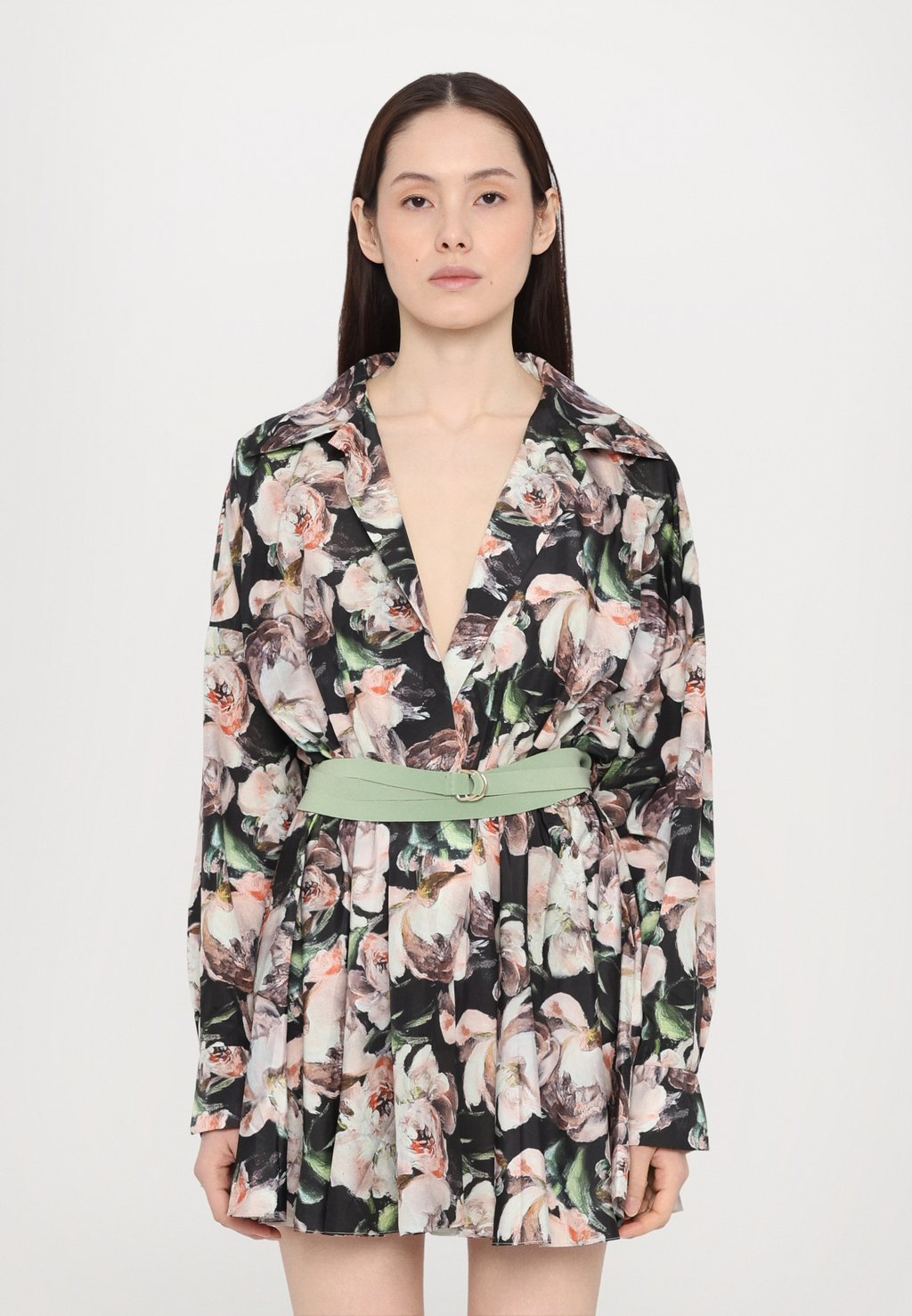 

Платье-рубашка SUPER OVERSIZED SHIRT DRESS Norma Kamali, мультиколор