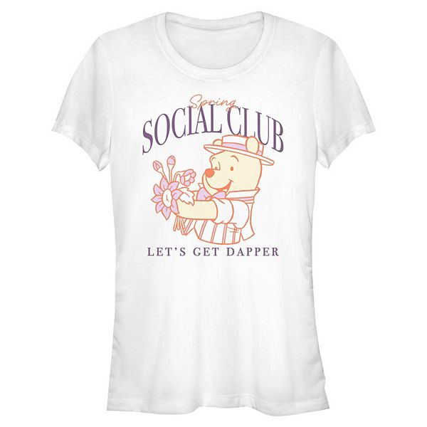 

Футболка с принтом Winnie the Pooh Spring Social Club Let's Get Dapper Disney