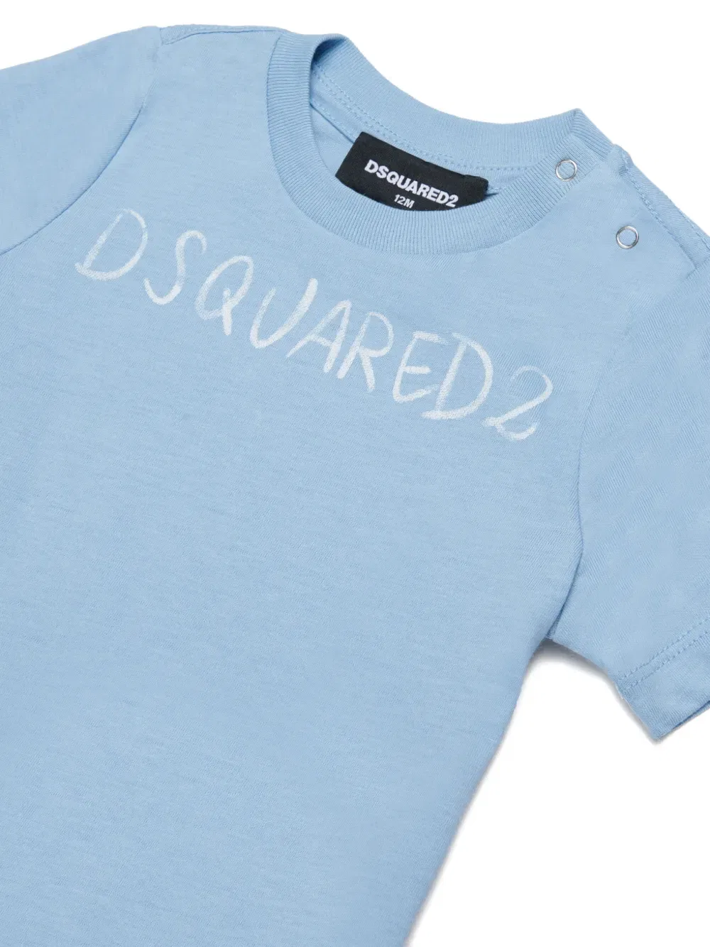Футболка с принтом Dsquared2 Kids, синий — фото 3