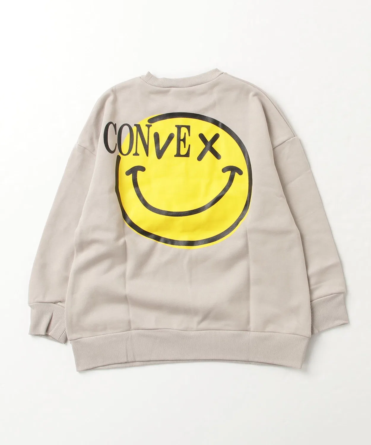 Толстовка BIGトレーナー бренда Smile, длинный рукав, цвет хаки — фото 4