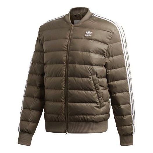 

Пуховик adidas originals Sst Down Jkt Short Down Jacket, коричневый