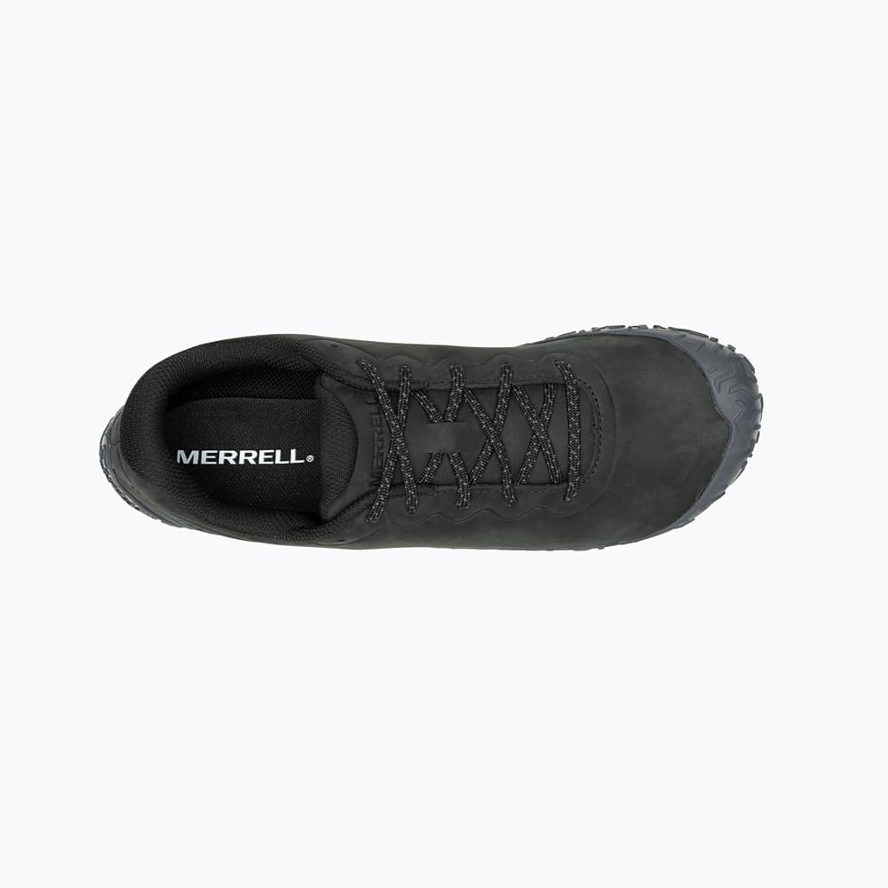Мужские кроссовки для трейлраннинга Merrell Vapor Glove 6 из кожи, черный — фото 4
