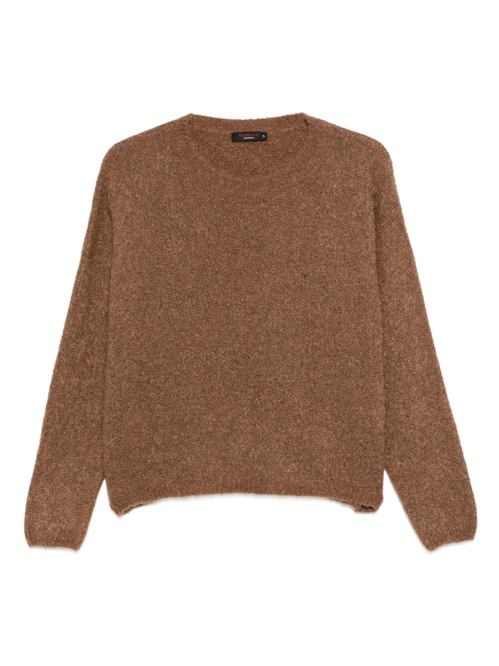 

Кашемировый свитер с круглым вырезом Incentive! Cashmere, коричневый