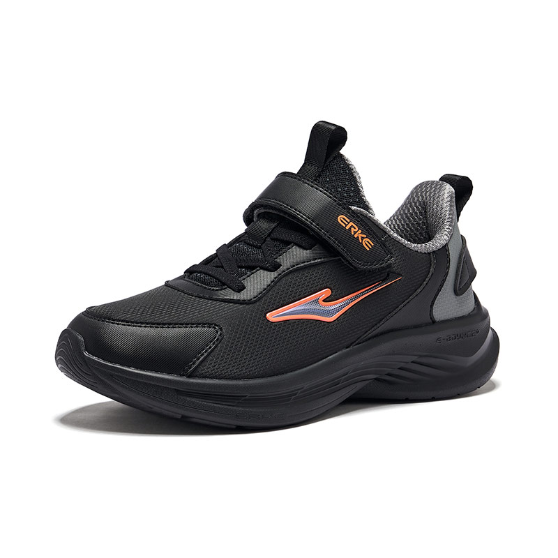 ERKE KIDS Износостойкие низкие детские кроссовки Black Gray Kids' — фото 3