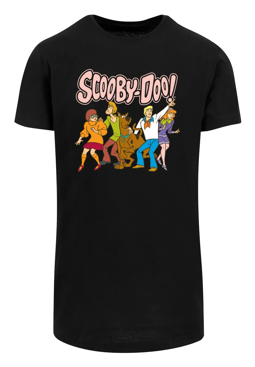 

F4NT4STIC Рубашка с коротким рукавом "F4NT4STIC Мужская Scooby Doo Classic Group с фигурной длинной футболкой", черный