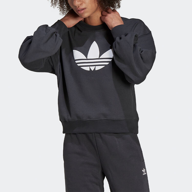 Свитшот женский Carbon Black Adidas Originals — фото 2