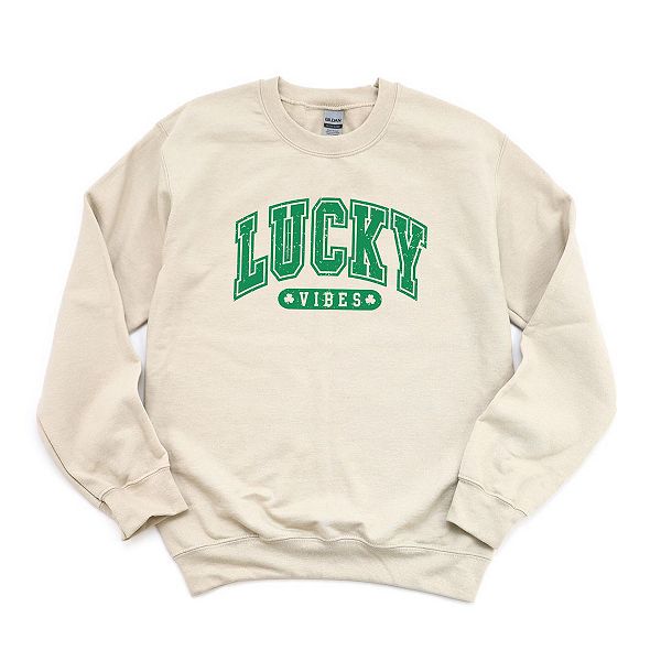 

Свитшот Lucky Vibes с эффектом поношенности Simply Sage Market, Dust