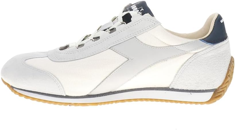 Мужские кроссовки Diadora Equipe H Dirty Stone Wash на шнуровке, повседневные - синие — фото 3