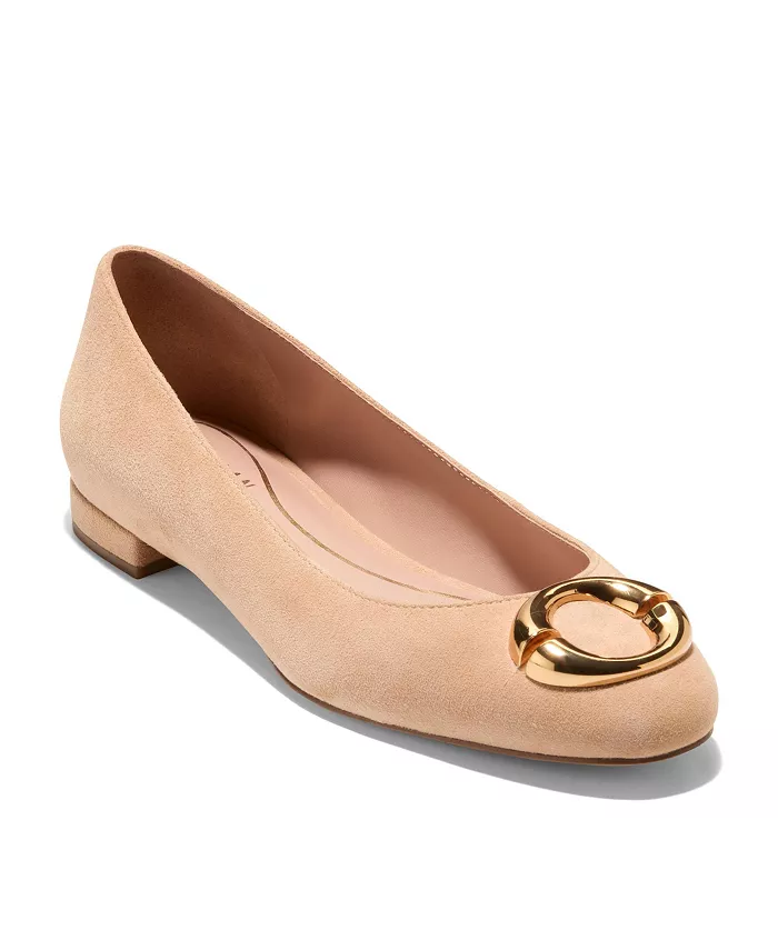Женские балетки Skylar Cole Haan, коричневый/бежевый