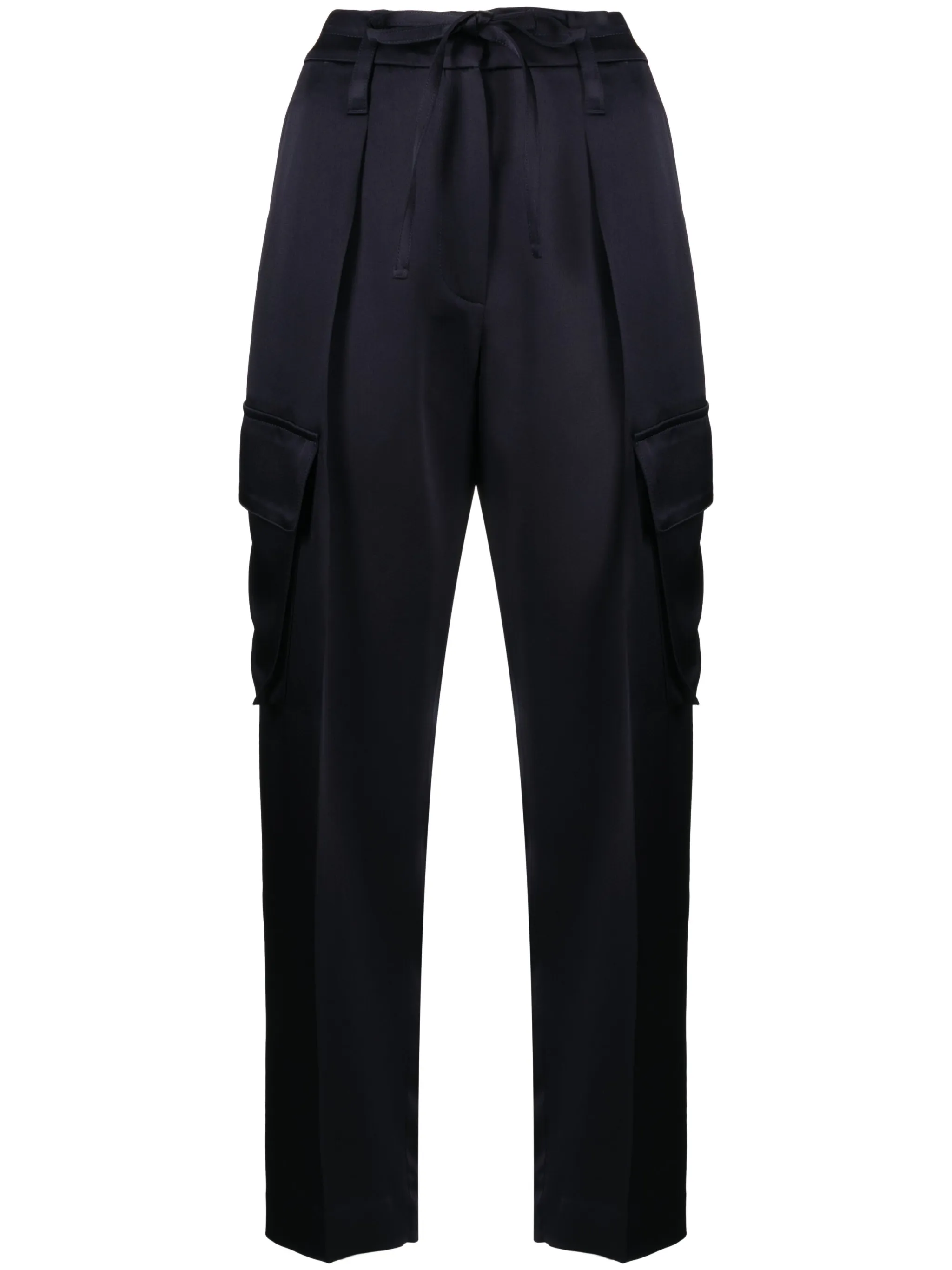 

Укороченные брюки строгого кроя Brunello Cucinelli, синий