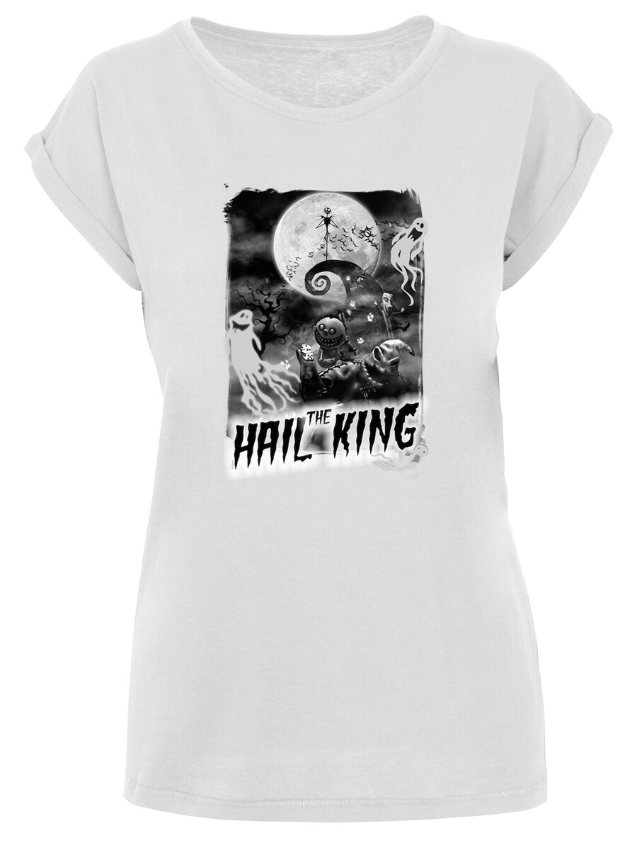 

Рубашка F4NT4STIC Disney Nightmare Before Christmas Hail The King, белый