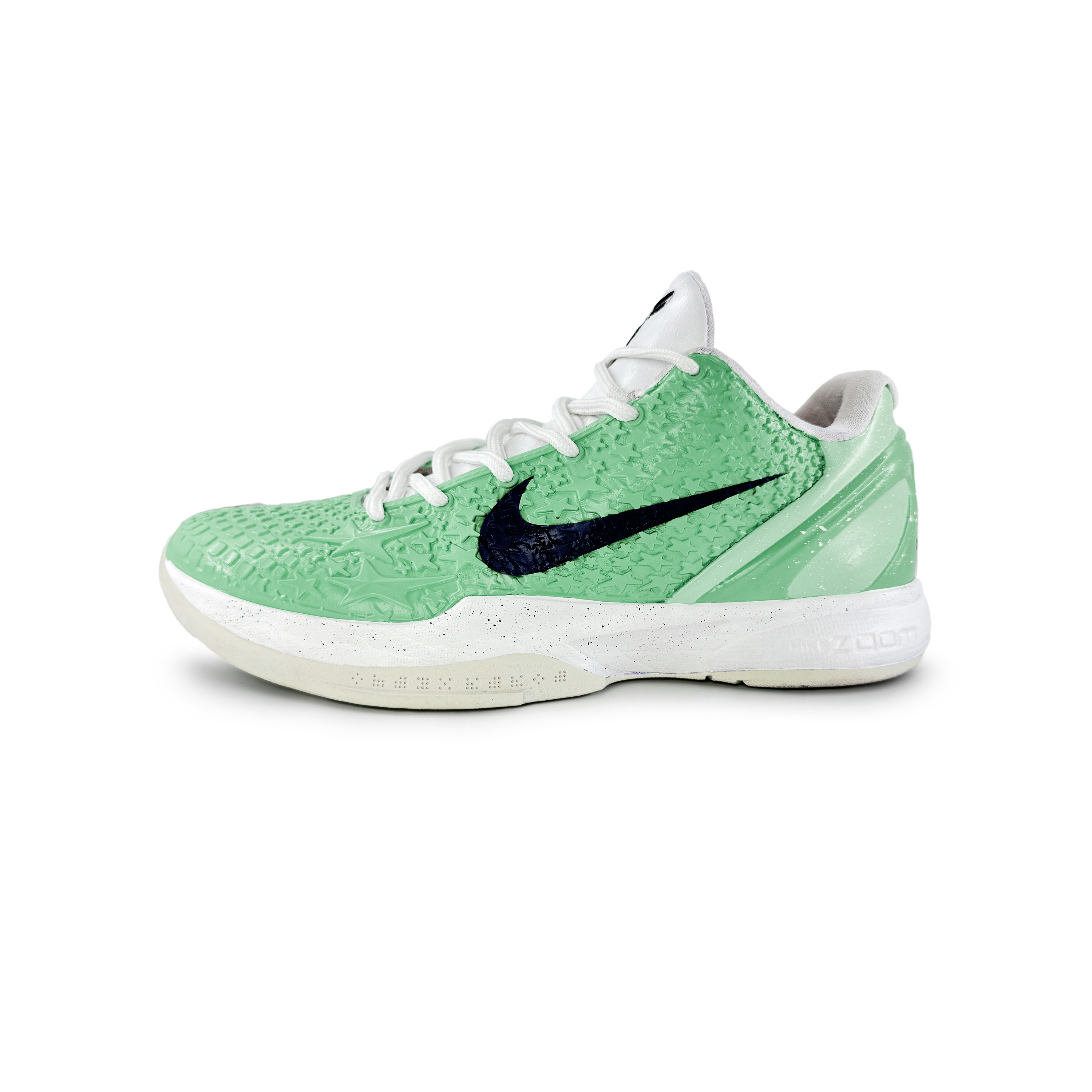 

Nike Баскетбольные кроссовки Zoom Kobe 6 с амортизацией, износостойкие, низкие, мужские, зеленые