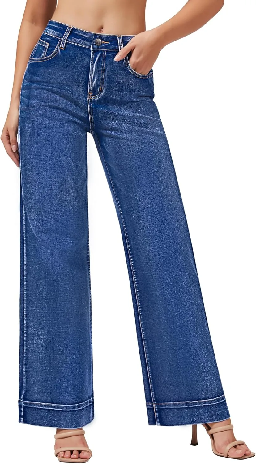 

Roswear женские джинсы широкие клеш