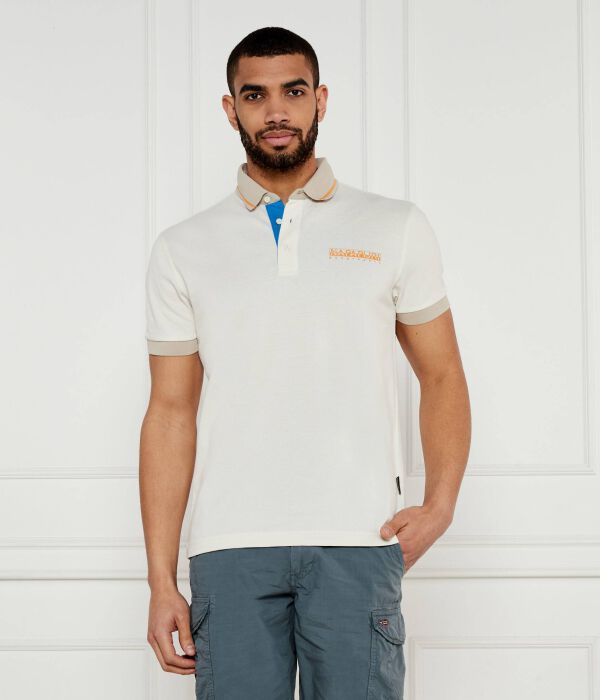 

Рубашка поло Relaxed fit Napapijri, экрю