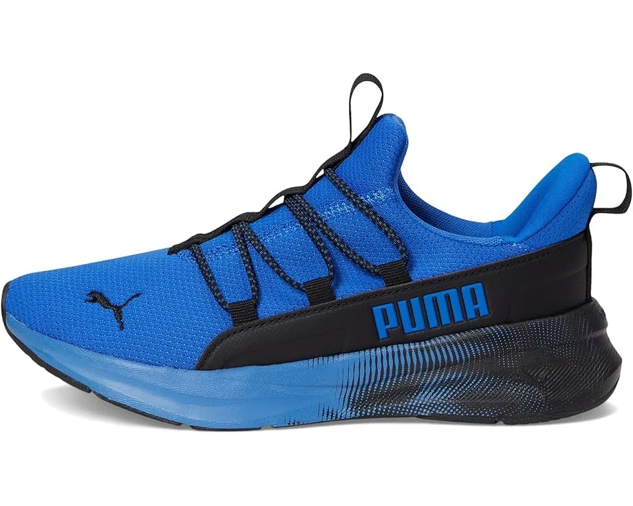 Кроссовки PUMA Kids Softride One4All Slip-On Shoes (Big Kid), Mountain Blue/Black 1 — фото 4