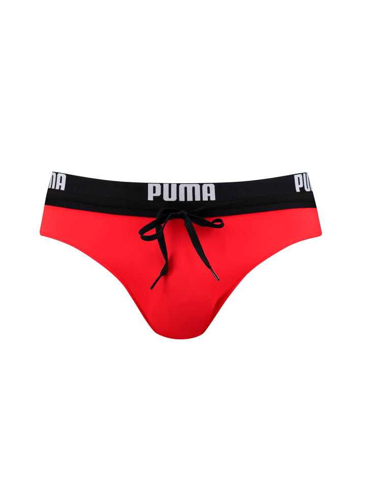 

Плавки PUMA SWIM MEN LOGO SWIM BRIEF красного цвета Puma