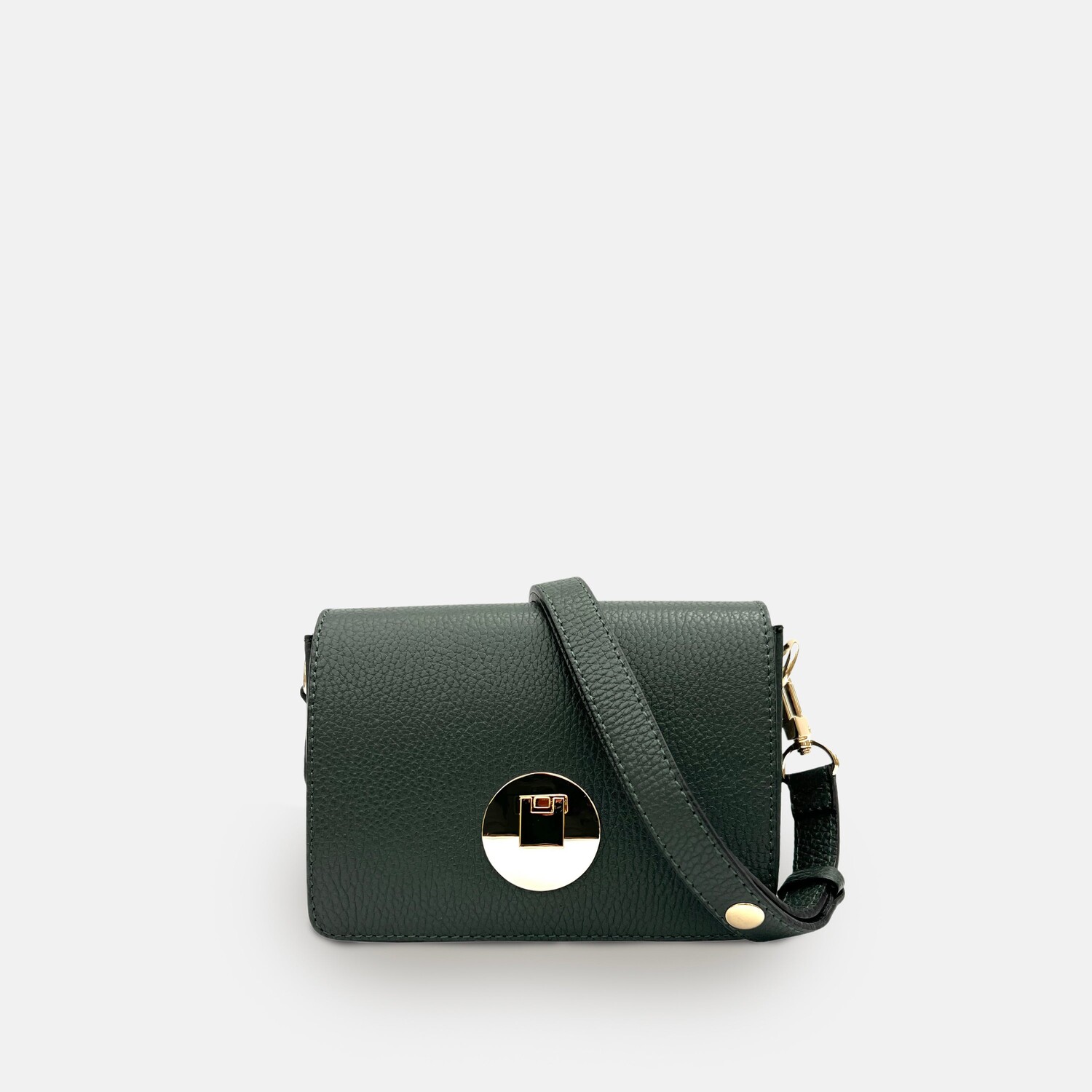 

Кожаная сумка Newbury в форме гриба Apatchy London, цвет Racing Green
