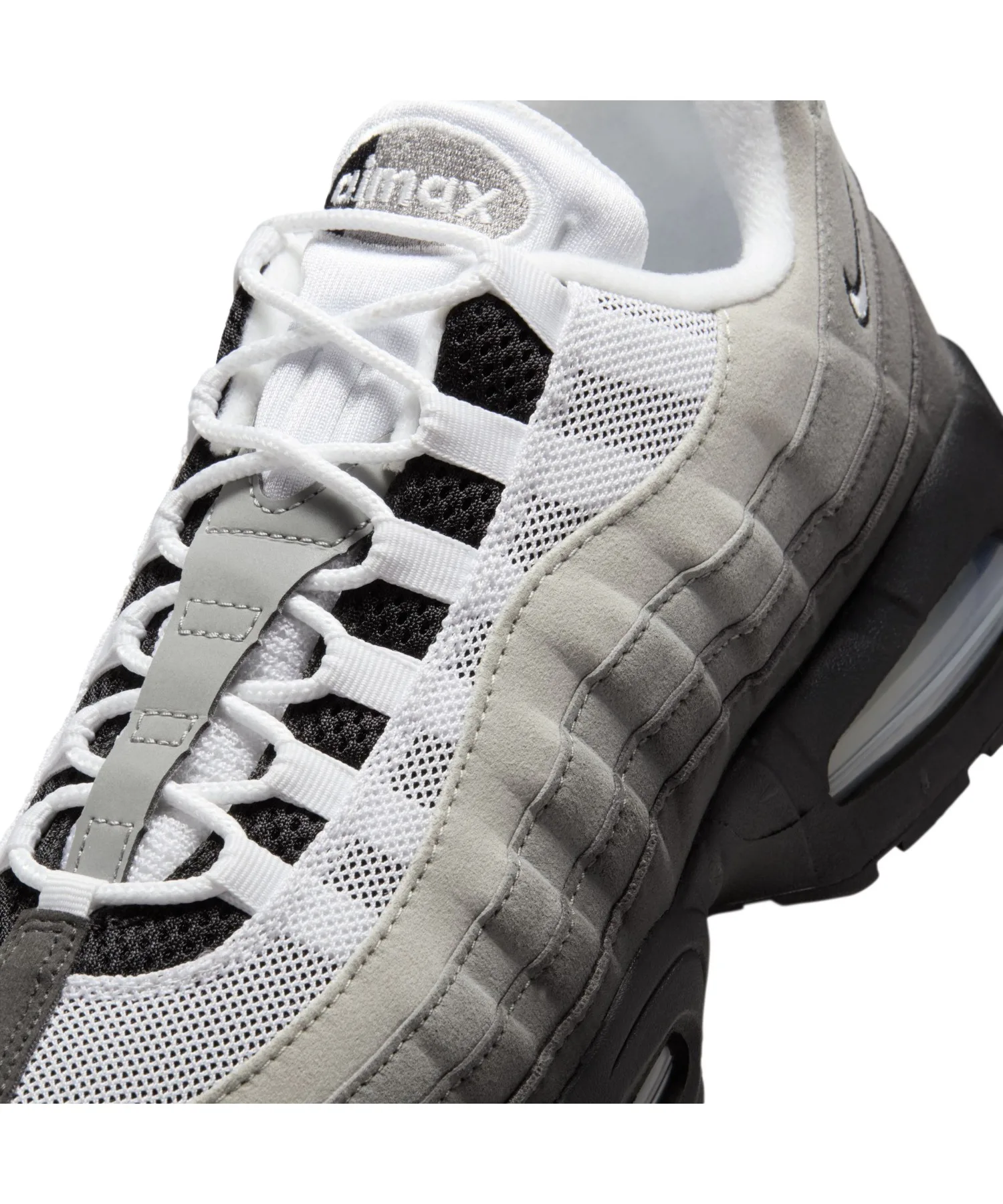 Мужские кроссовки с видимой амортизацией AIR MAX 95 BIG BUBBLE NIKE серые — фото 4