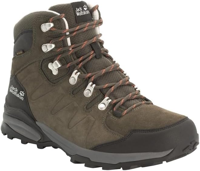 Мужские ботинки Jack Wolfskin Refugio Texapore Mid M, хаки — фото 3