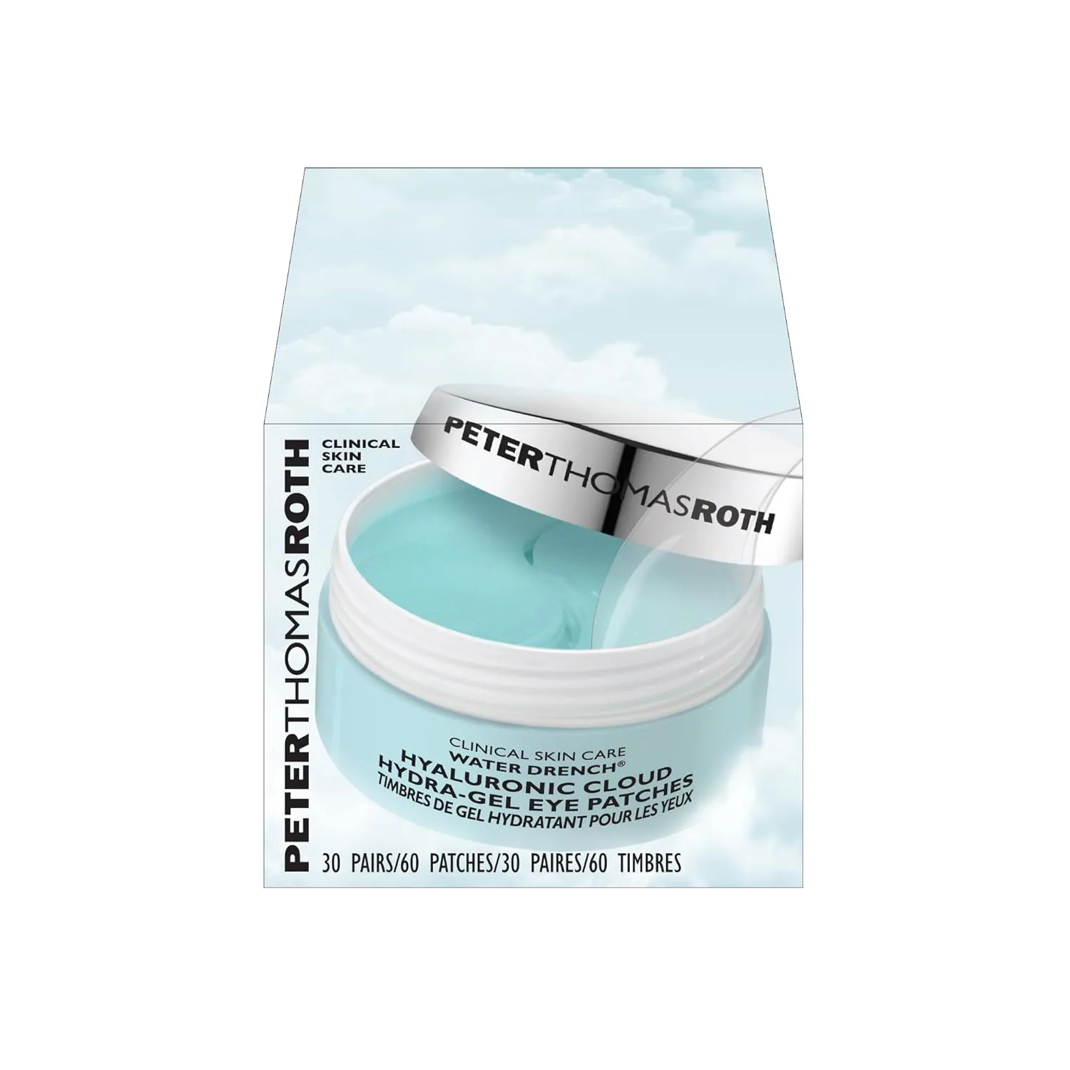 ПИТЕР ТОМАС РОТ - Гиалуроновые патчи для глаз Water Drench Hyaluronic Cloud Hydra-Gel 30 шт. (1 шт.) Peter Thomas Roth, Blue — фото 2