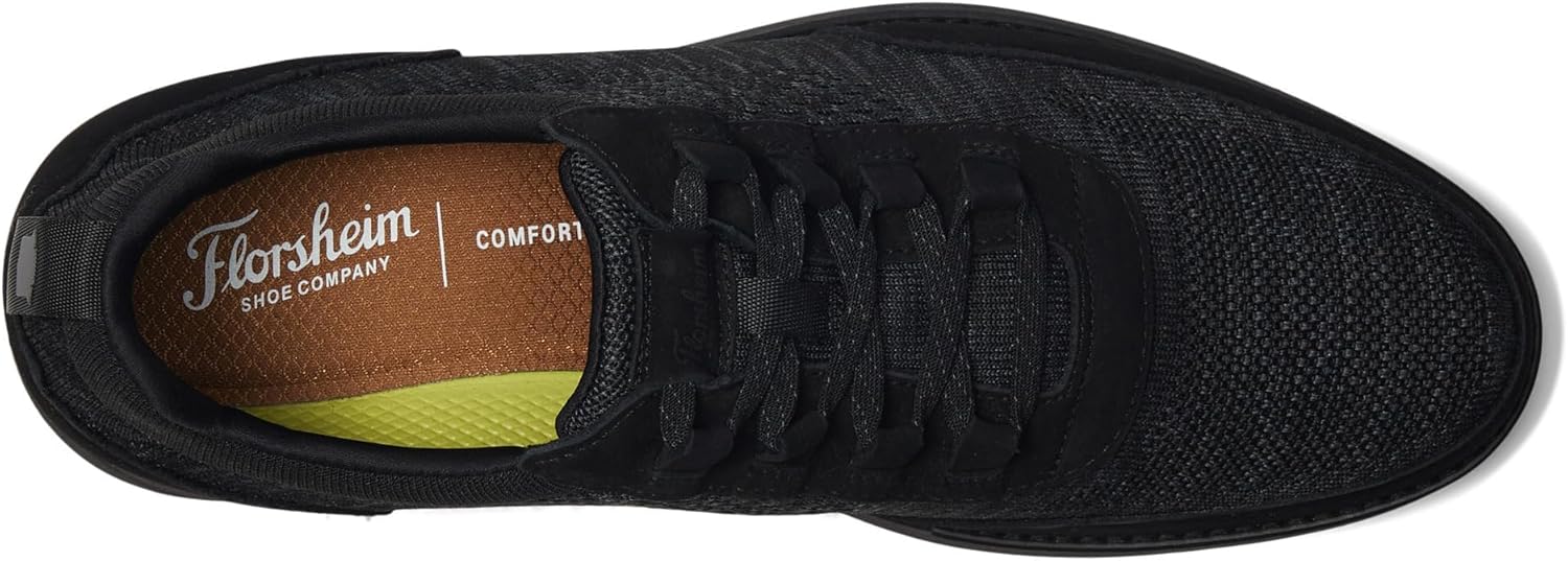 Мужские слипоны Florsheim Launch Knit с эластичной шнуровкой, черный — фото 2