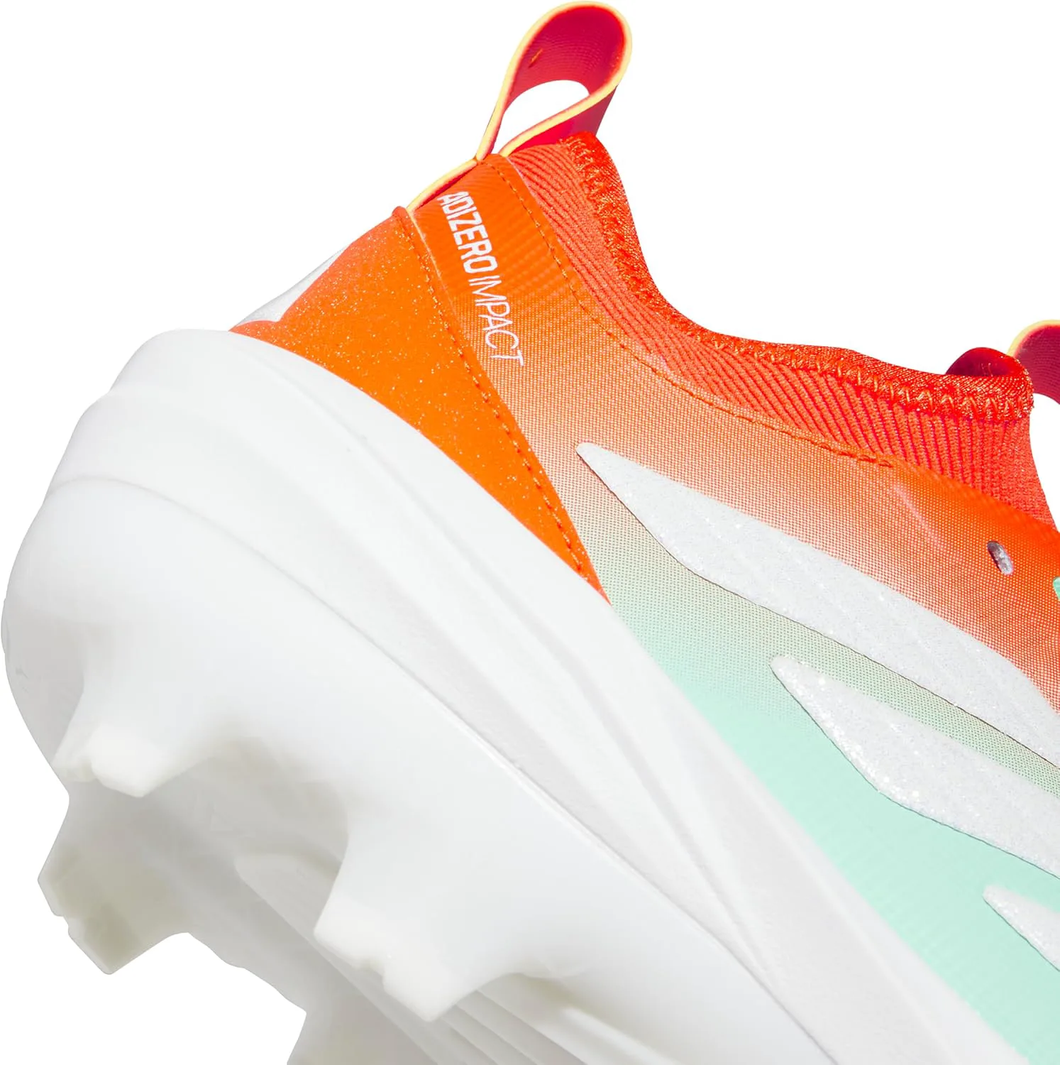 Мужские бейсбольные кроссовки Adidas Adizero Impact TPU Candy, оранжевый/белый — фото 3
