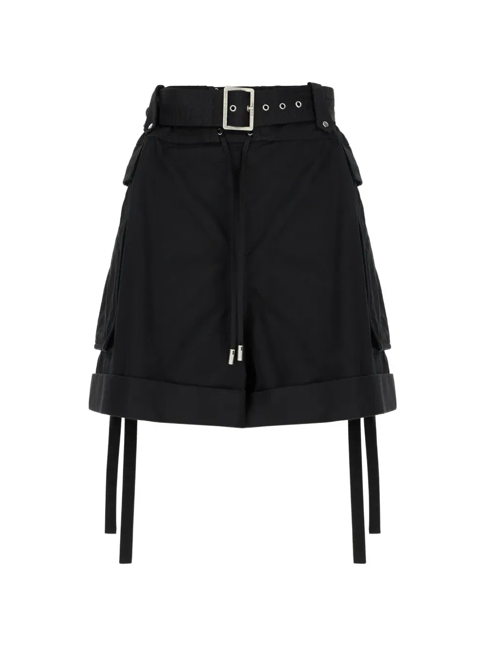 Удлиненные шорты карго Alexander McQueen, черный