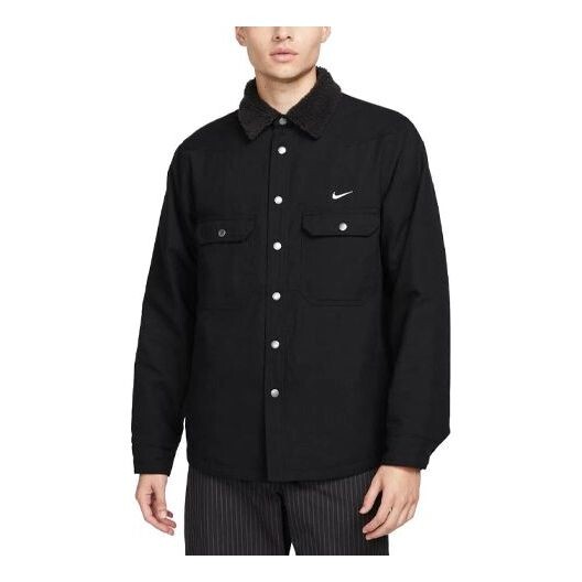 

Куртка Nike SB Padded Flannel Skate Jacket 'Black', черный