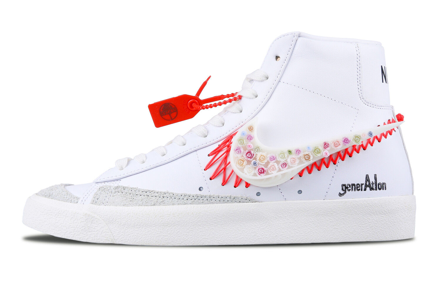 

Кроссовки Nike Blazer Skateboarding Shoes Unisex Mid-top White, белый