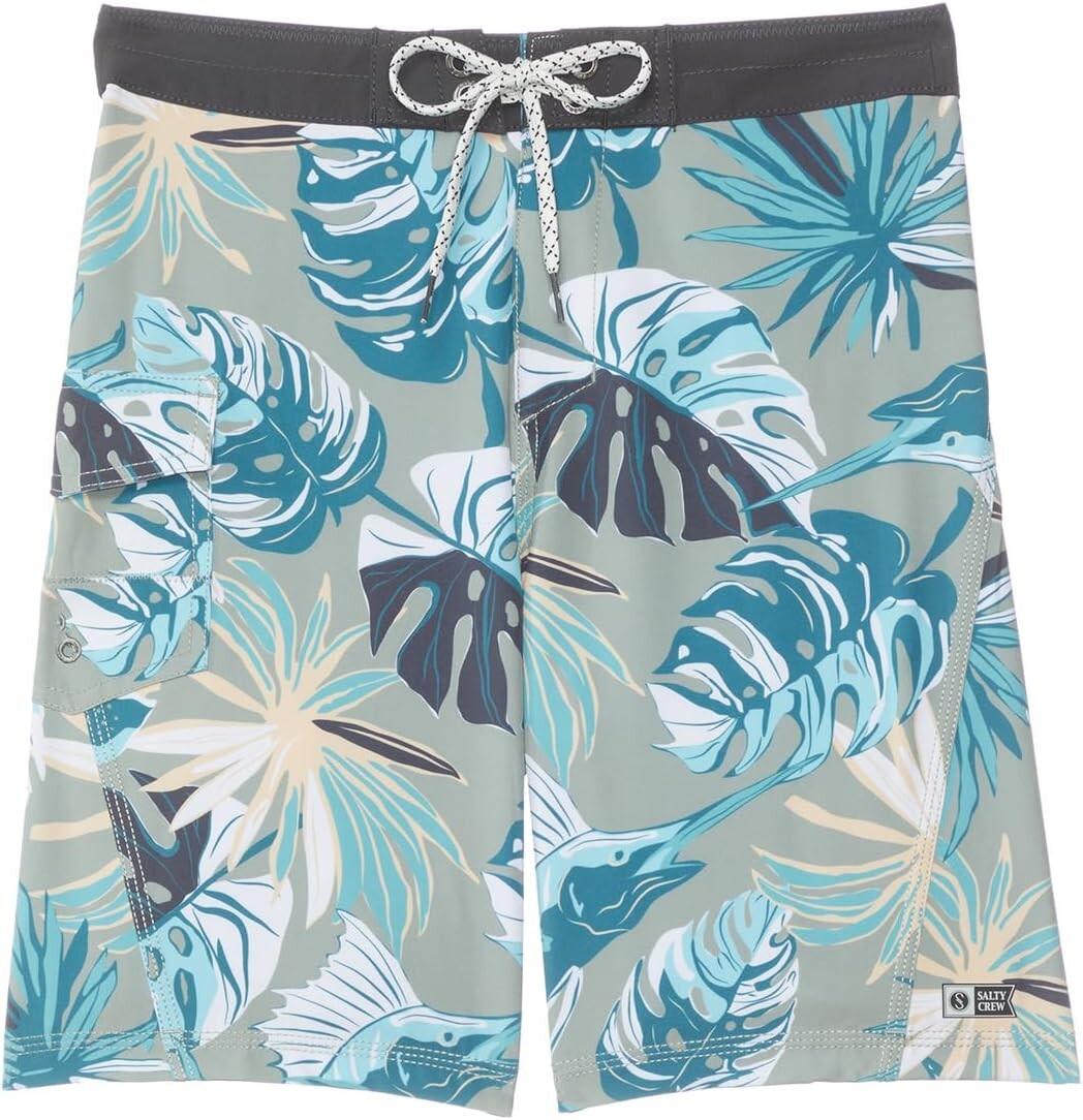 

Шорты для плавания Salty Crew Lowtide Boardshorts, цвет Dusty Sage