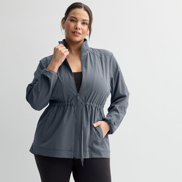 

Тканая куртка больших размеров Tek Gear, цвет heritage gray