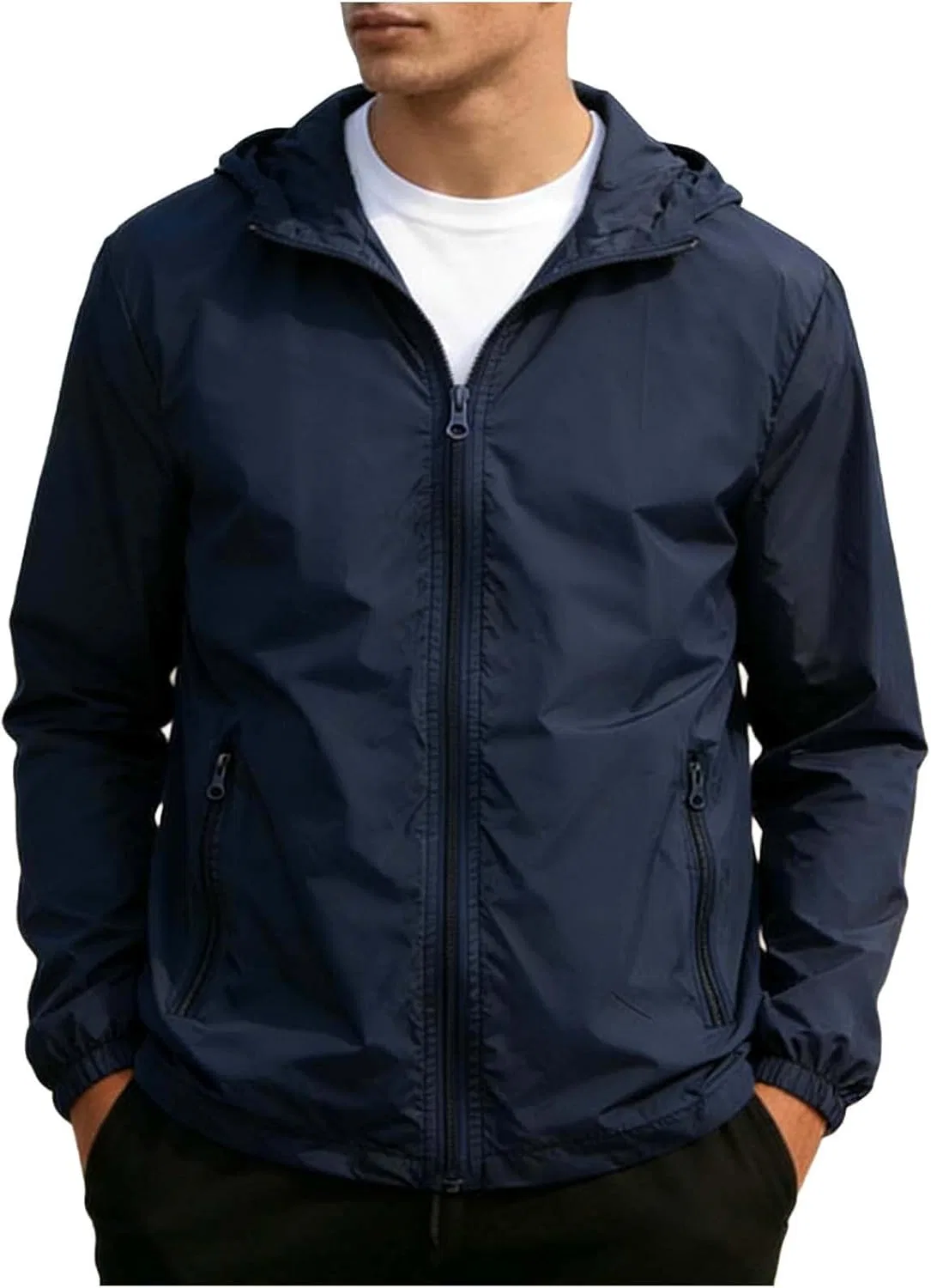 Мужская футболка с капюшоном UPF 50+ Quick Dry, Navy