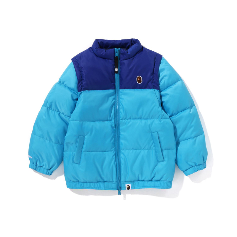 Детские пуховые куртки и жилеты Bape A Bathing Ape, красный коричневый bwx — фото 3