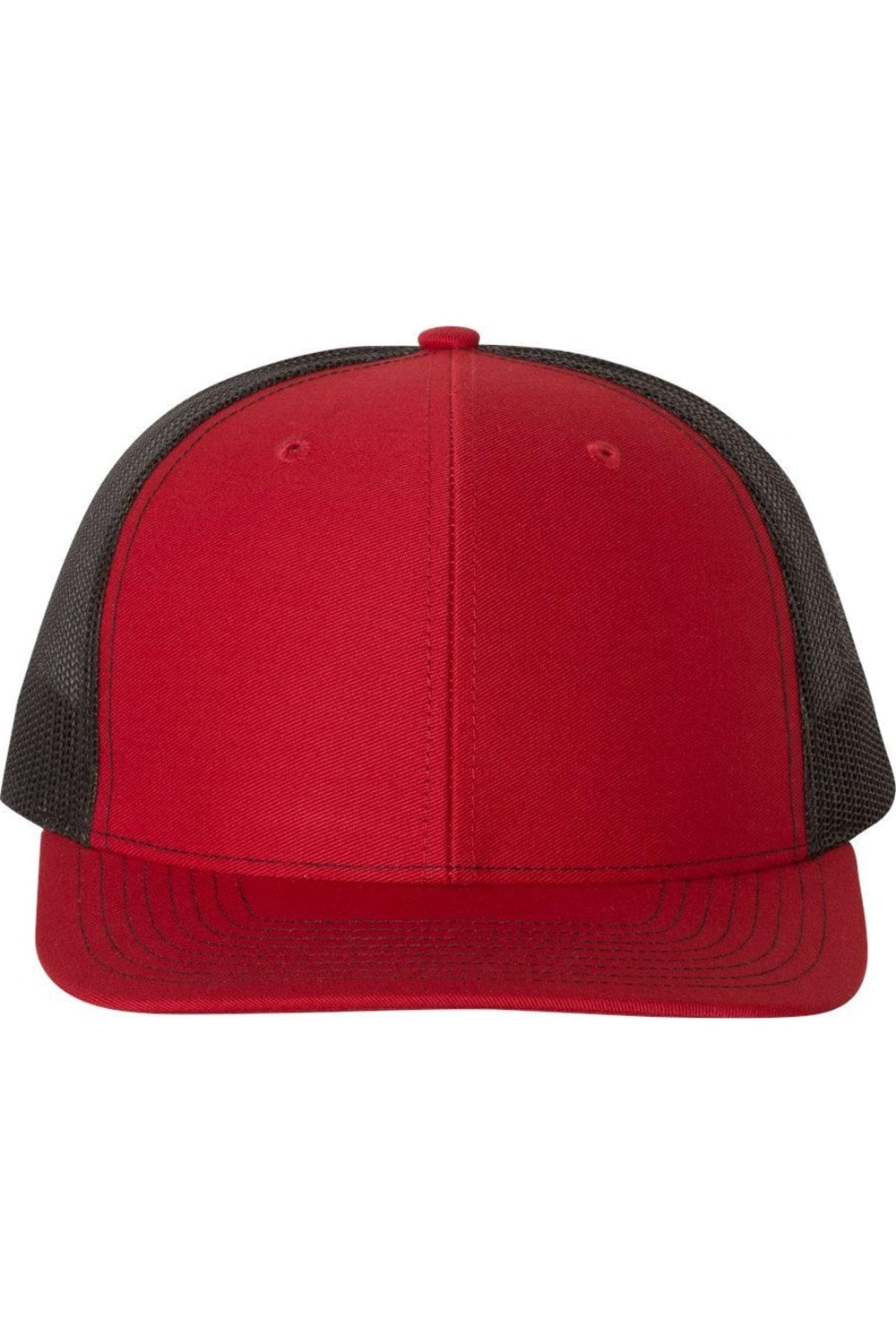 

Регулируемая бейсболка дальнобойщика Richardson Snapback, красный/черный