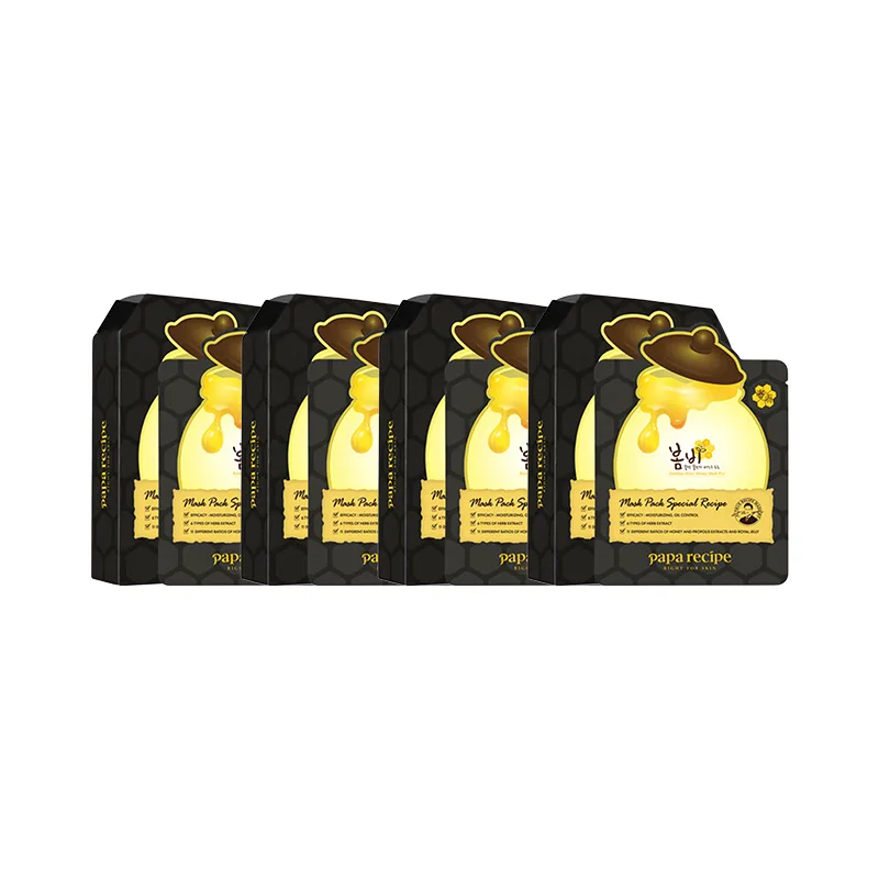 Papa Recipe Маска для лица Black Honey увлажняющая и контролирующая жирность 25 мл*10 шт, 40 Pcs