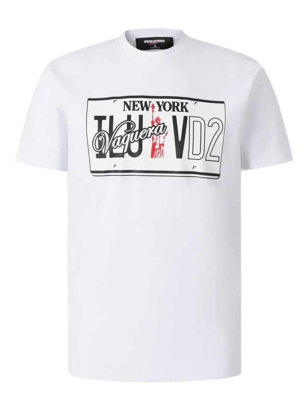 

Футболка с графичным принтом DSQUARED2, белый