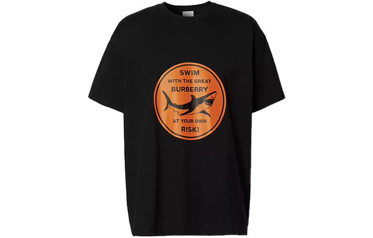 

Мужская футболка Burberry, цвет Black