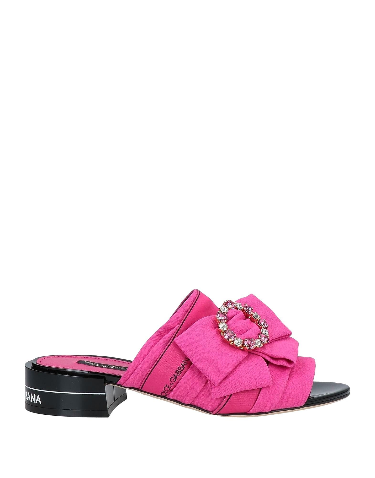 Сандалии Dolce&Gabbana, фуксия